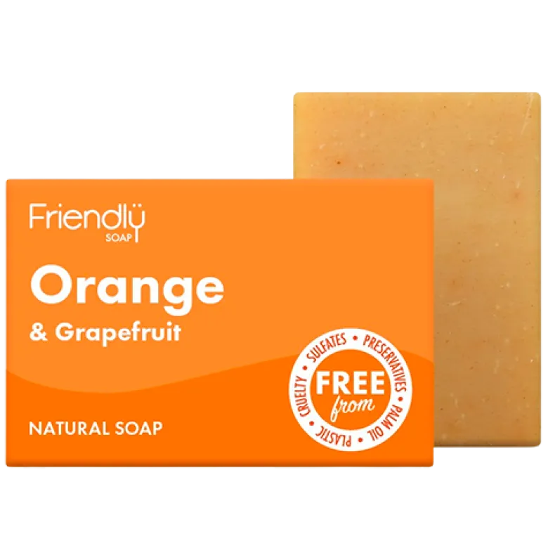 Friendly Appelsin & Grapefrugt Sæbe (95 g)