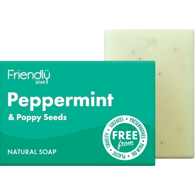 Friendly Sæbebar Pebermynte & Birkes (95 g)