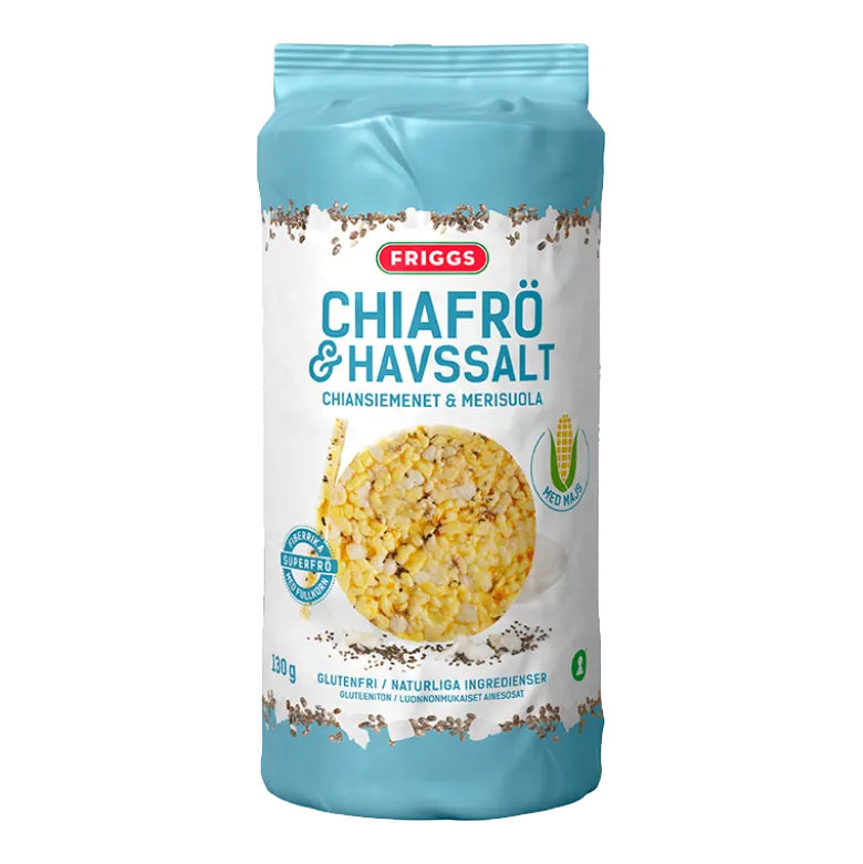Friggs Corncake Chia Seasalt (130 g)
