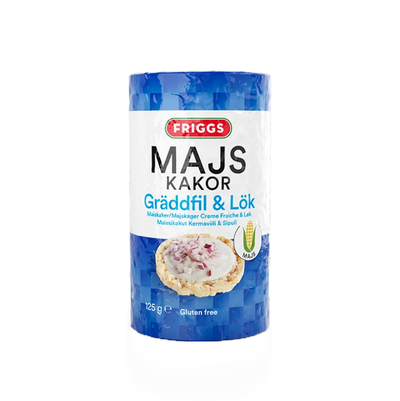 Friggs Corncake Sourcream Onion (125 g)