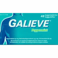 Galieve Peppermint Tyggetabletter (48 stk)