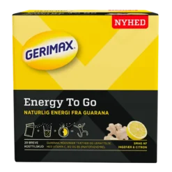 Gerimax Energy To Go Ginger Lemon (20 stk)