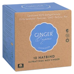 Ginger Organic Bind Nat (10 stk)