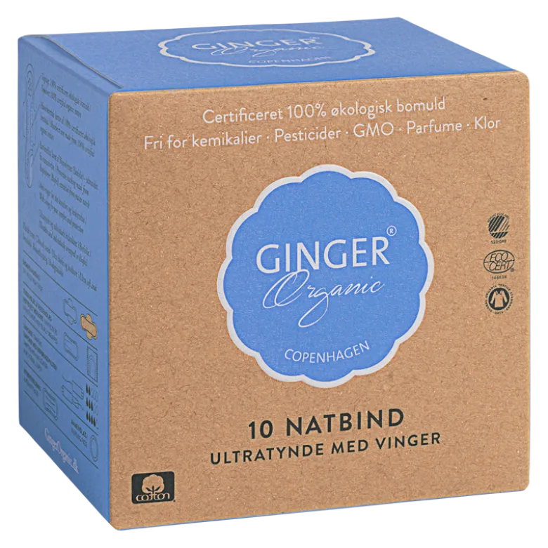 Ginger Organic Bind Nat (10 stk)