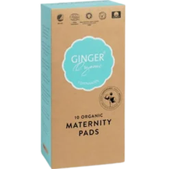 Ginger Organic Efterfødselsbind Ø (10 stk)