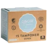 Ginger Organic Tampon u. Indføring Super (15 stk)