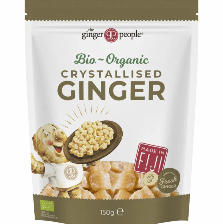 Ginger People Ingefær Kandiseret Ø (150 g)