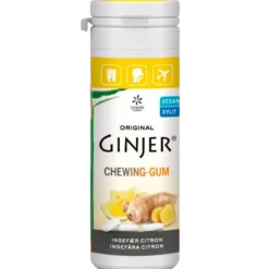GINJER® Ingefær CITRON Tyggegummi