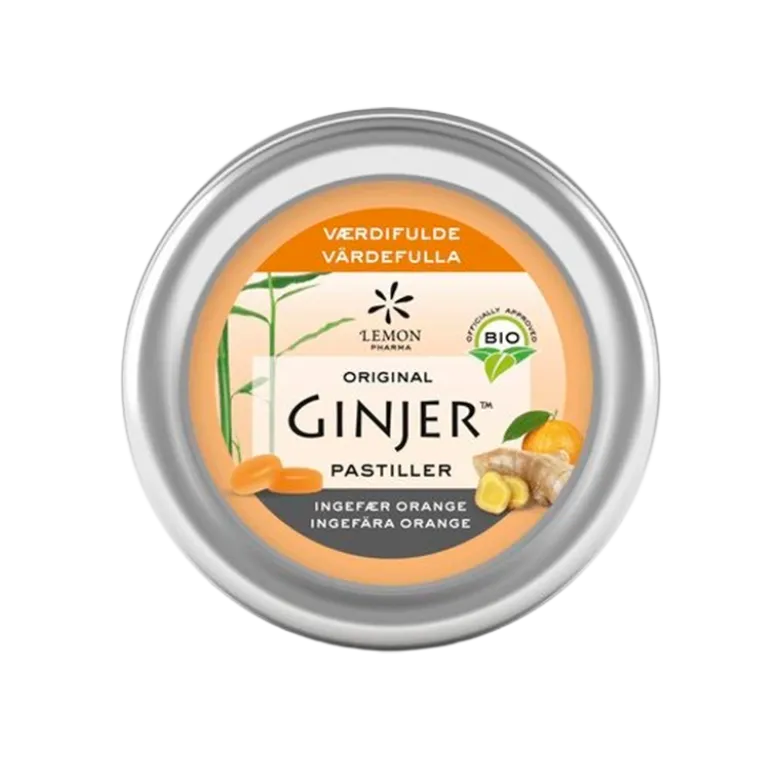 GINJER® Ingefær ORANGE Pastiller Ø