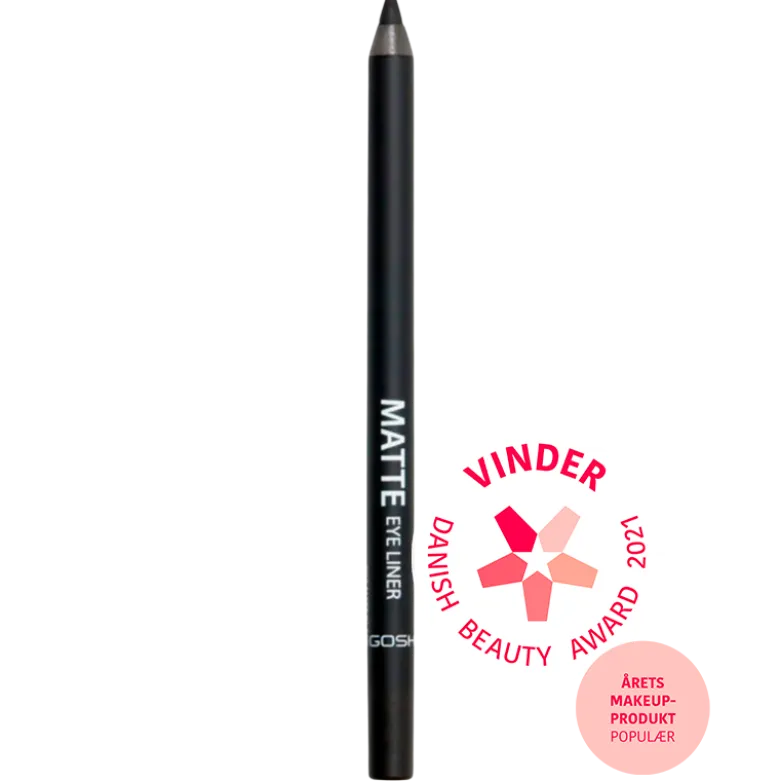 GOSH Matte Eye Liner Matt Black (1,2 g)
