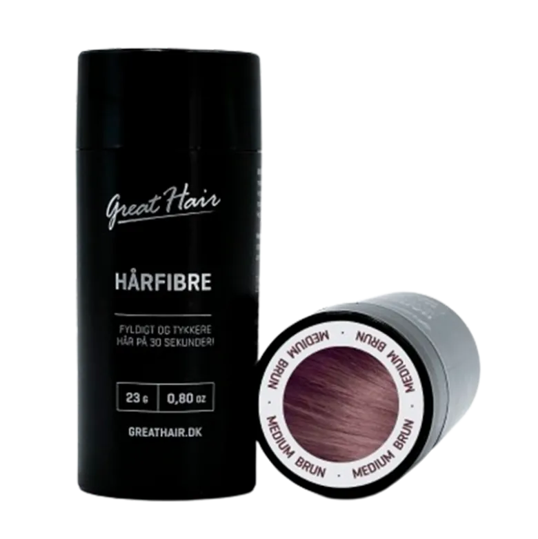 Great Hair Hårfibre - Medium Brun (23 g.)