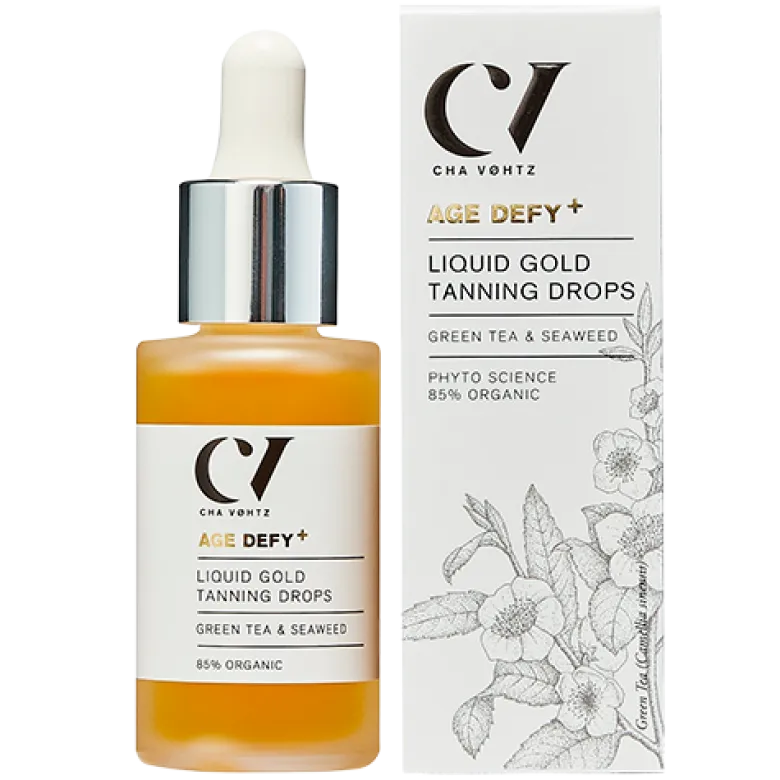 Green People Age Defy+ Liquid Gold Tanning Drops (30 ml)