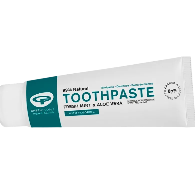 Green People Fresh Mint & Aloe Vera Toothpaste With Fluoride (75 ml)