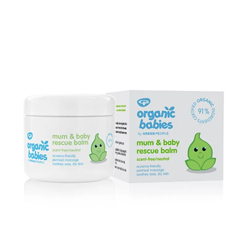 GreenPeople Mum and Baby rescue balm u.duft (100 ml)