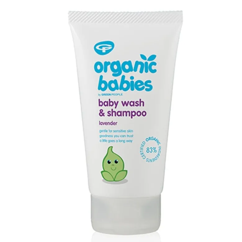 GreenPeople Organic Babies Baby Wash and Shampoo Lavender (150 ml)