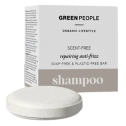 Green People Scent Free Repairing Anti-Frizz Shampoo Bar (50 g)