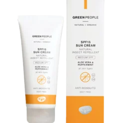 Green People Sun Cream SPF15 With Insect Repellent (100 g)