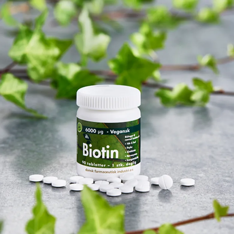 Grønne Vitaminer Biotin 6000 µg (90 tabl)