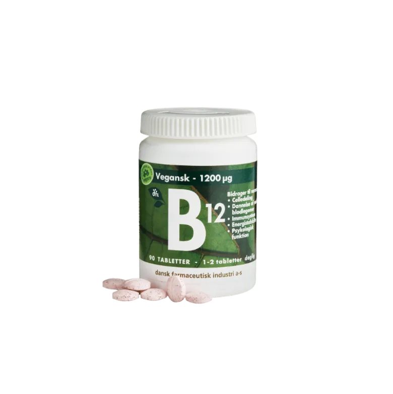 Grønne Vitaminer B12 1200mcg Vegansk (90 tabl)