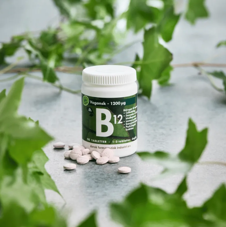 Grønne Vitaminer B12 1200mcg Vegansk (90 tabl)