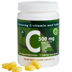 Grønne Vitaminer C-vitamin 500mg (60 tabl)