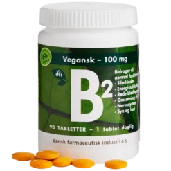 Grønne Vitaminer DFI B2 100 mg (90 stk)