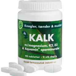 Grønne Vitaminer Kalk m/ Magnesium, K2 & D3 (90 tabl)