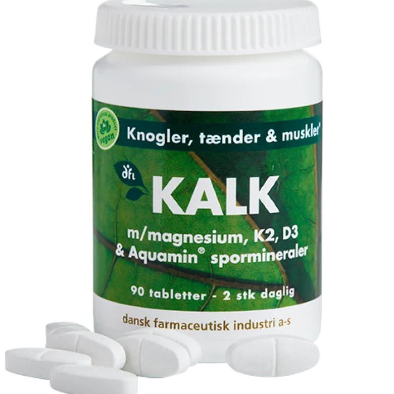 Grønne Vitaminer Kalk m/ Magnesium, K2 & D3 (90 tabl)