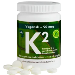 Grønne Vitaminer K2-vitamin 90 mcg (90 tabl)