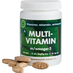 Grønne Vitaminer Multivitamin m/ Omega-3 (60 tabl)