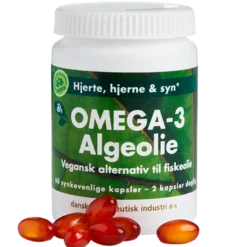 Grønne Vitaminer Omega-3 Algeolie (60 kaps)