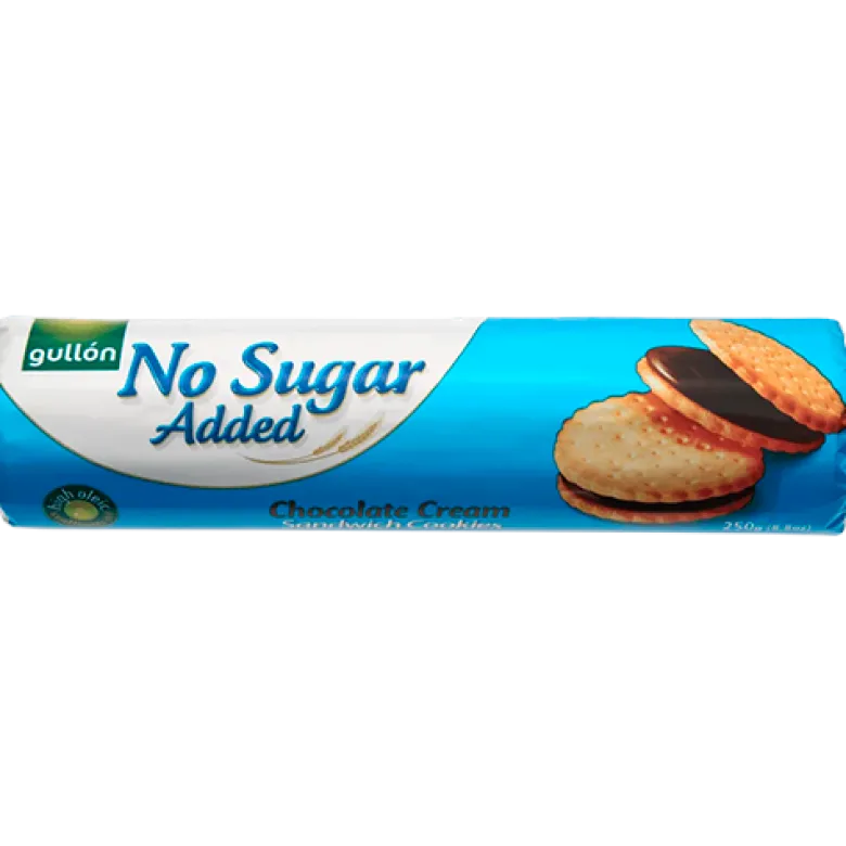 Gullon Sukkerfri Chocolate Cream Sandwich Cookies (250 g)