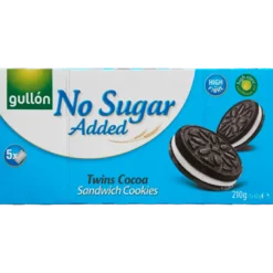 Gullon Sukkerfri Sugar Twins Sandwich Cookies (210 g)