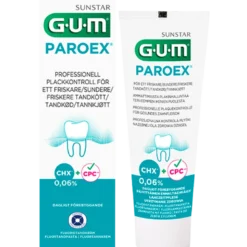 GUM Paroex 0,06% Klorhexidin Flour-tandpasta (75 ml)