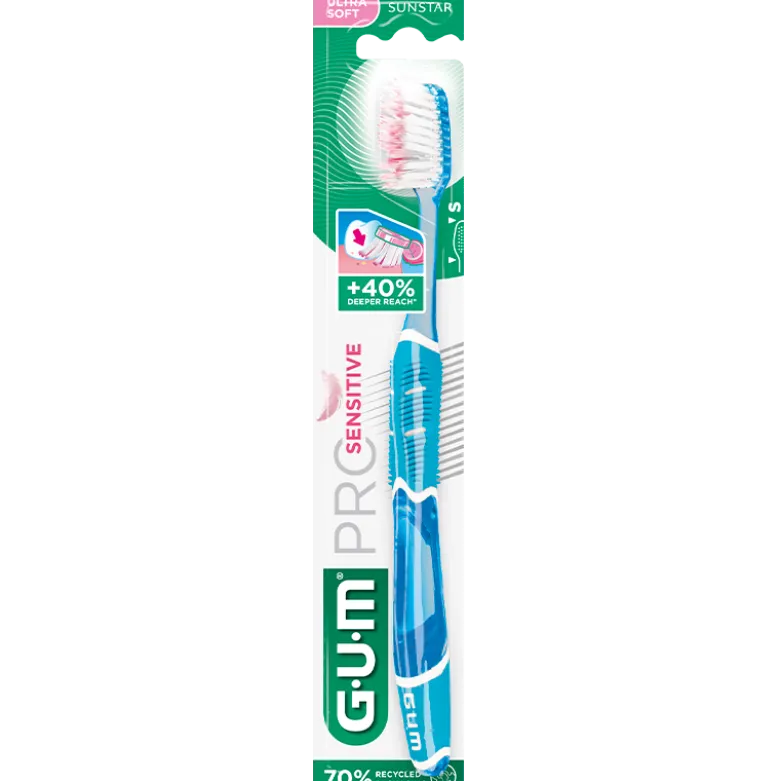 GUM Sensitive Pro Ultra Blød Tandbørste Ass. Farve (1 stk)