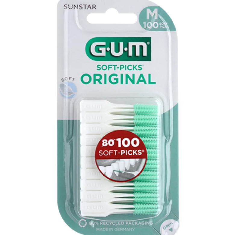 GUM Soft-Picks Medium (100 stk)
