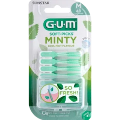 GUM Soft-Picks Minty Medium (40 stk)
