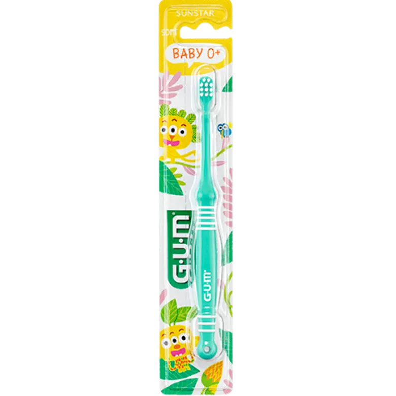 GUM Tandbørste Baby Monster 0-2 År Ass. Farve (1 stk)