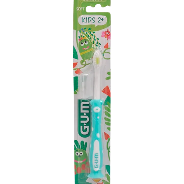 GUM Tandbørste Kids Monster 2+ År Ass. Farve (1 stk)