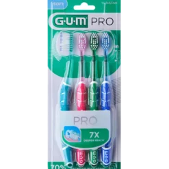 GUM Tandbørste Technique PRO Voksen Blød (4 stk)