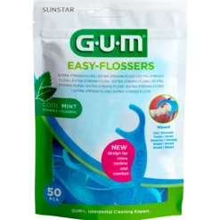 GUM Tandtråd M. Tandstik Easy Flossers (50 stk)
