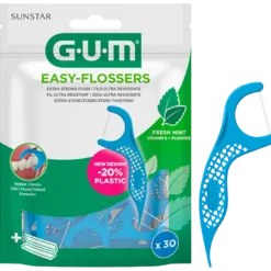 GUM Tandtråd M. Tandstik Easy Flossers (30 stk)