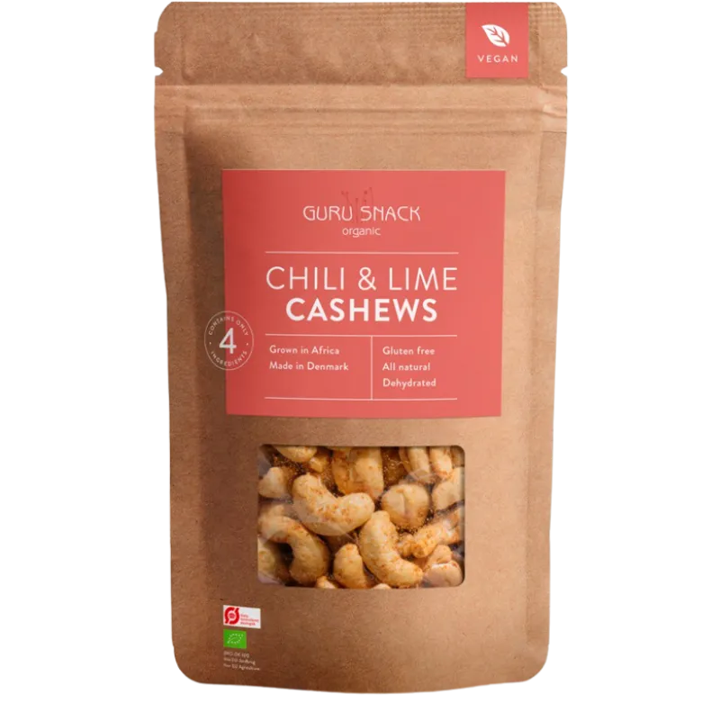 Guru Snack Chili & Lime Cashews (100 g)
