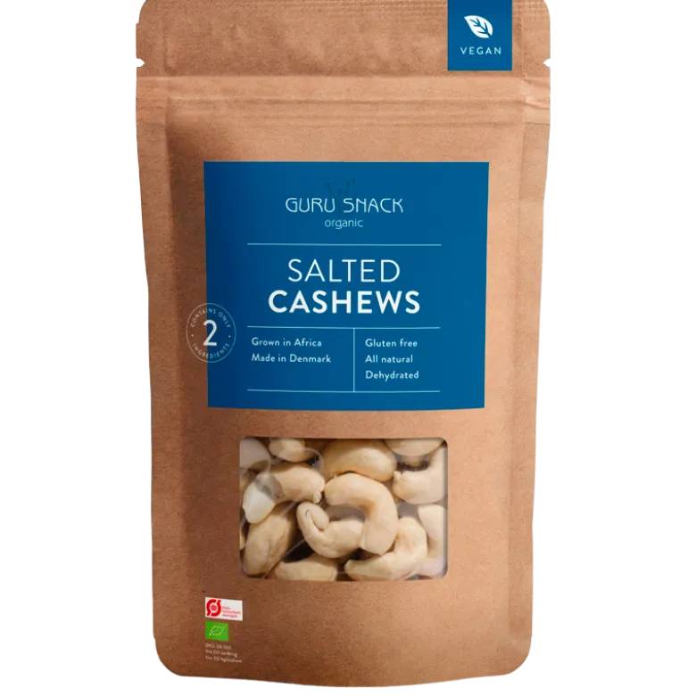 Guru Snack Salted Cashews (100 g)