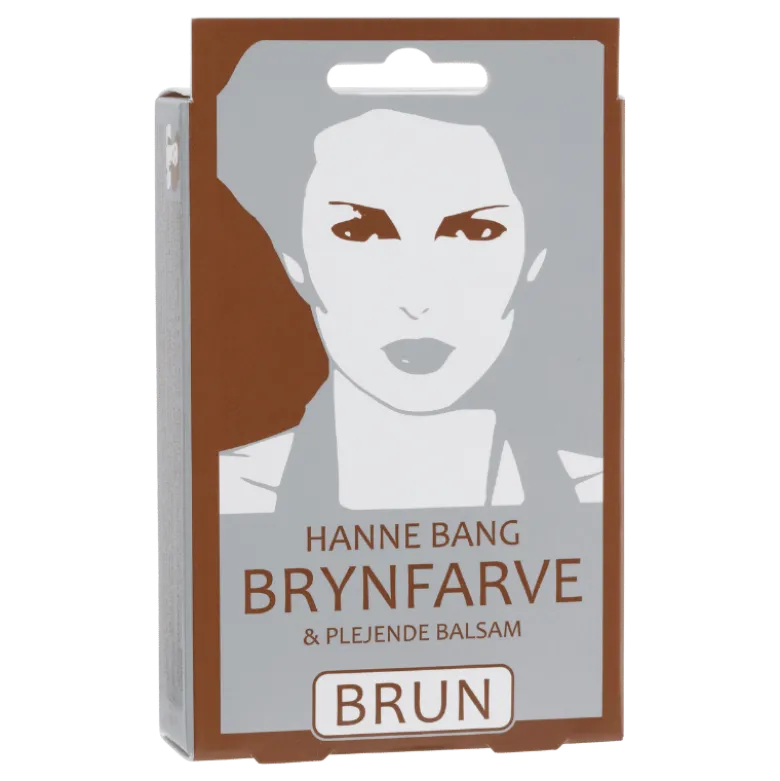 Hanne Bang Brynfarve & Plejende Balsam Sæt Brun (1 sæt)