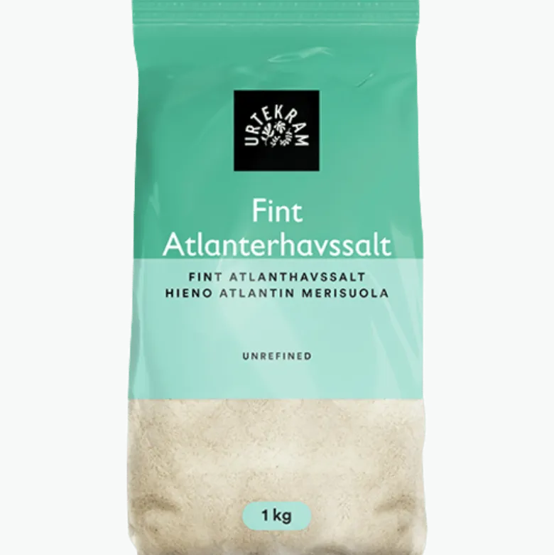 Havsalt fint Atl. Urtekram 1 Kg.