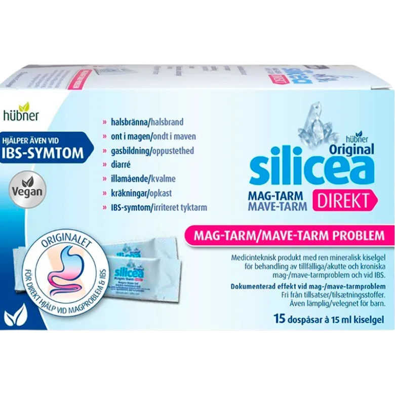 Hübner Silicea Mave-Tarm DIREKT (15 poser x 15ml)