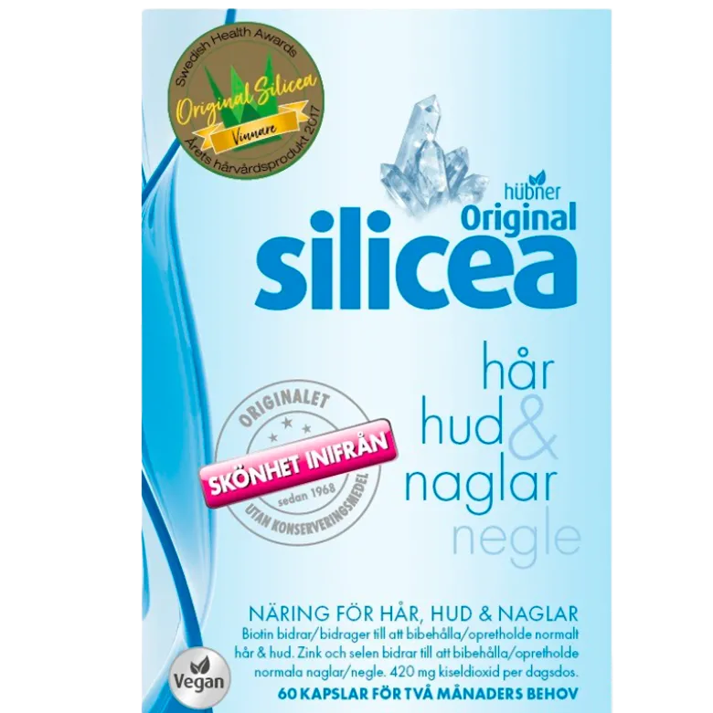 Hübner Silicea Original Hud, Hår & Negle (60 kaps)