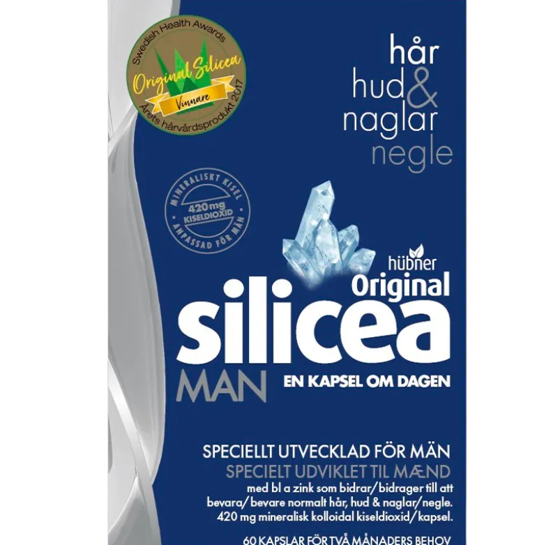 Hübner Silicea Original MAN Hud, Hår & Negle (60 kaps)