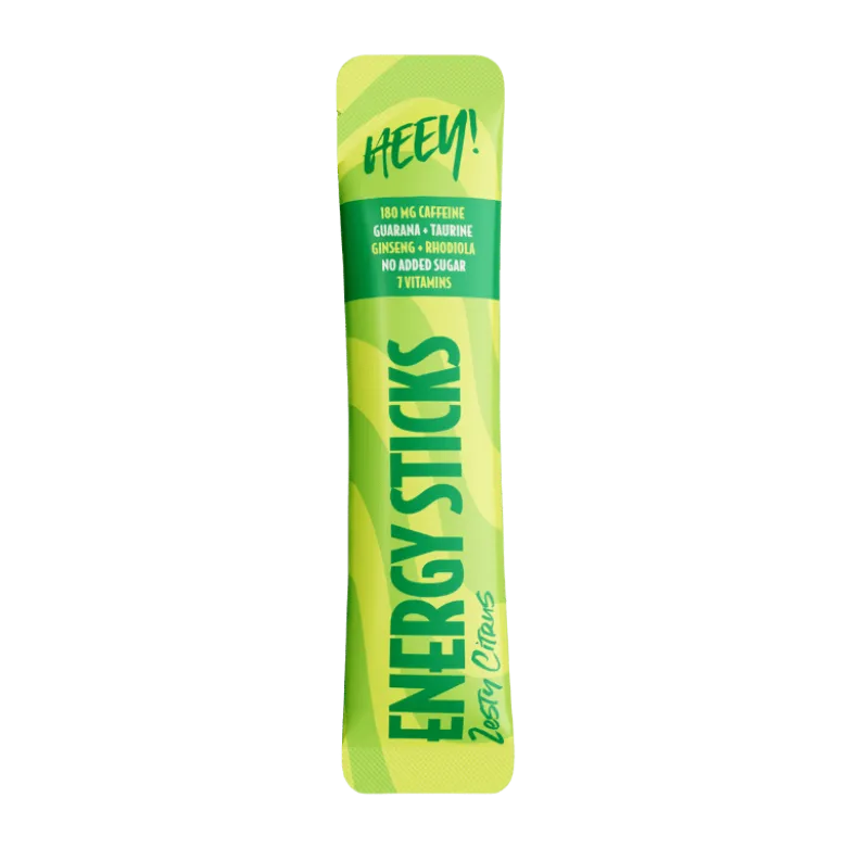 Heey! Energy Sticks Koffein + Guarana Zesty Citrus (30 stk)